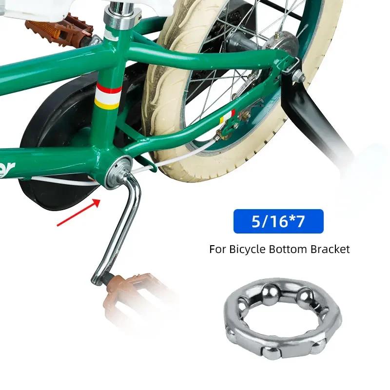 Support inférieur de casque de vélo de route et vtt, axe de retenue de roulement à billes, remplacem
