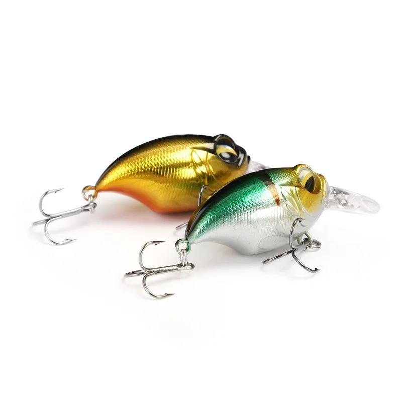 Nouveau Crankbait Wobblers leurre 38mm/8g 48mm/11g crochets de haute qualité 10 couleurs différentes