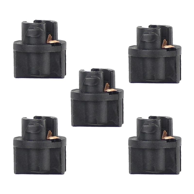 Support de lampe de remplacement, lot de 5 pièces, lampe de signalisation T5, LED, torsadé, tableau