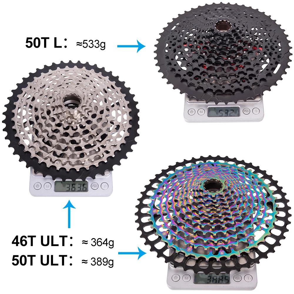 ZTTO vtt XD Hub 12 vitesses Cassette de vélo 10-50T 52T entièrement en acier 9T 10T 12 vitesses pign