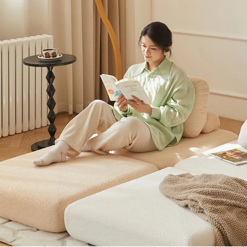 Canapé paresseux pour une personne, détachable et lavable, meubles de maison, salon, canapé-lit, dou