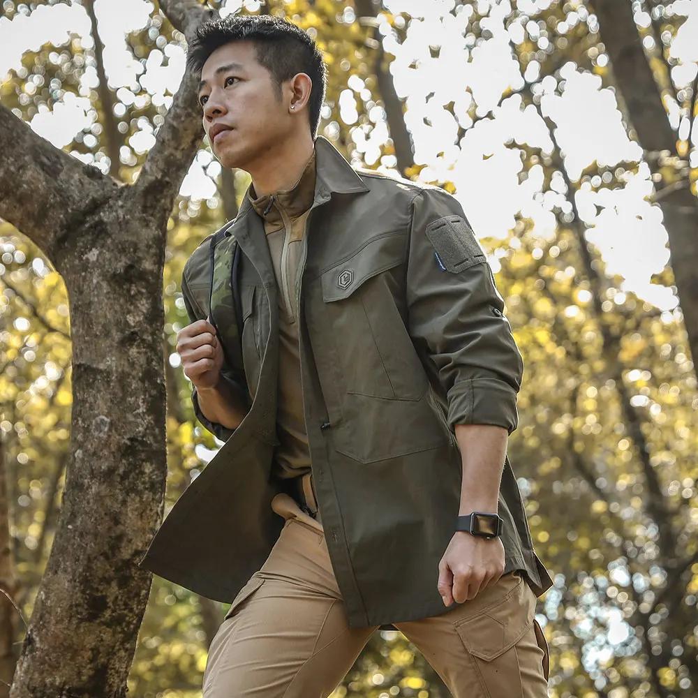 Emersongear bleu étiquette Persecutor chemise tactique hommes manches longues T-shirts hauts chasse