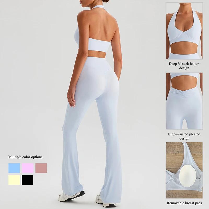 Hearuisavy 2 pièces ensemble de sport pour femmes Protection solaire jupe de Tennis à séchage rapide