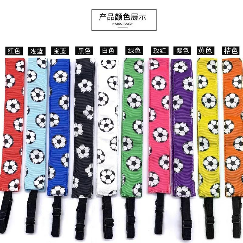 Bandeau élastique anti-dérapant pour football yoga course accessoire mode cheveux sportif