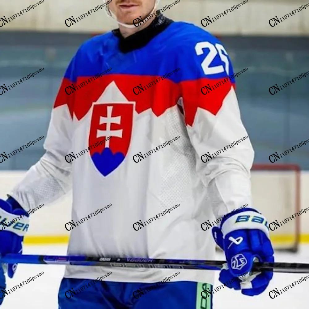 Maillot de hockey style équipe nationale Slovaquie 2026-27 Nouvelle Arrivée Domicile Extérieur Impre
