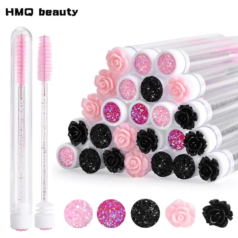 Brosses à cils de poulet réutilisables, tubes de brosse à cils, baguettes de mascara, Végétde cils a