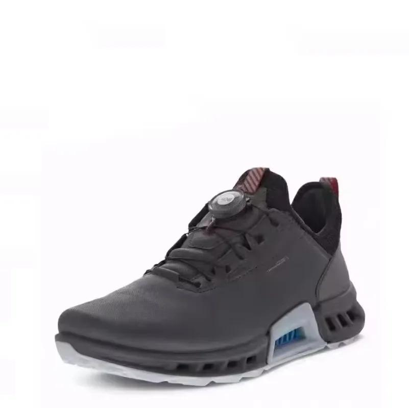 Chaussures de golf en cuir véritable pour hommes, baskets d'entraînement de golf, noir, blanc, chaus
