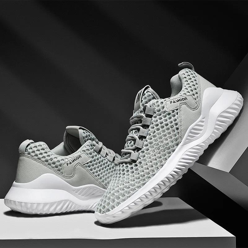 Mocassins d'été 2026 pour hommes - Chaussures respirantes en maille pour marche et course