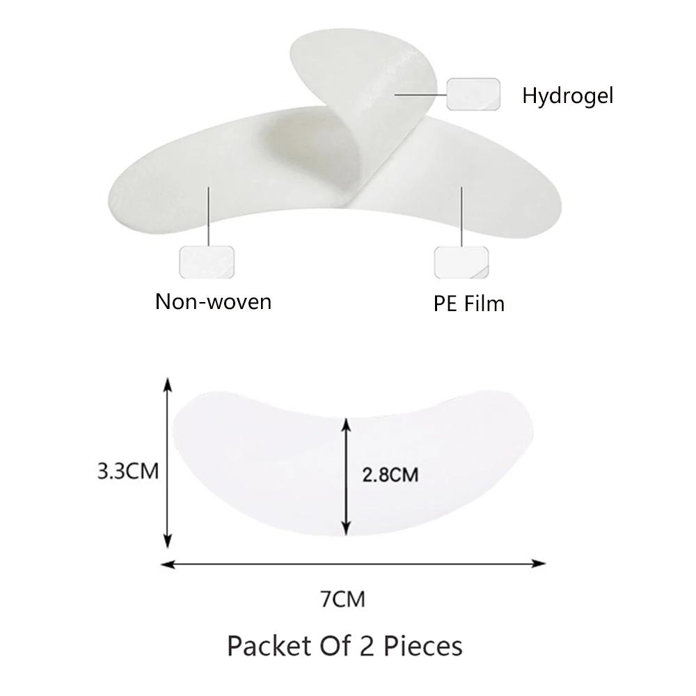 50 paires de patchs d'extension de cils patchs Hydrogel tampon de Gel maquillage outils de levage de