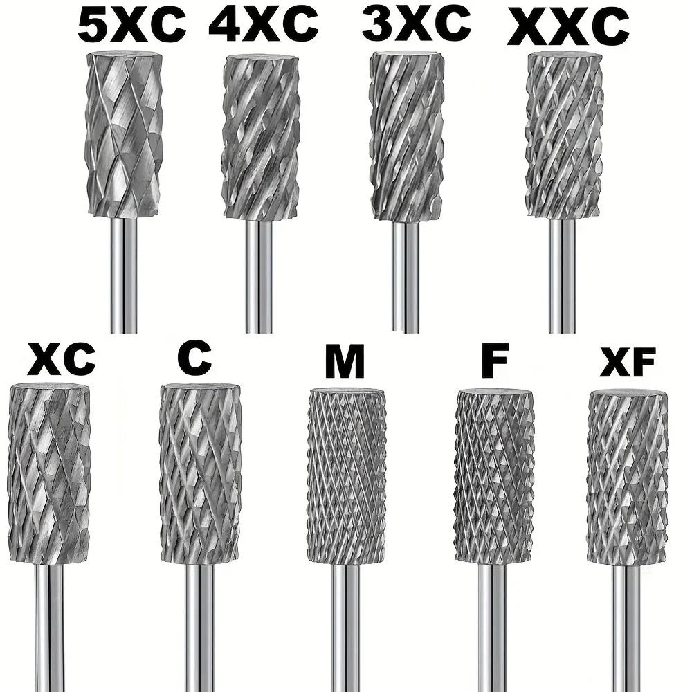 Forets à ongles en acier au tungstène, limes à ongles, accessoires professionnels pour outils de man