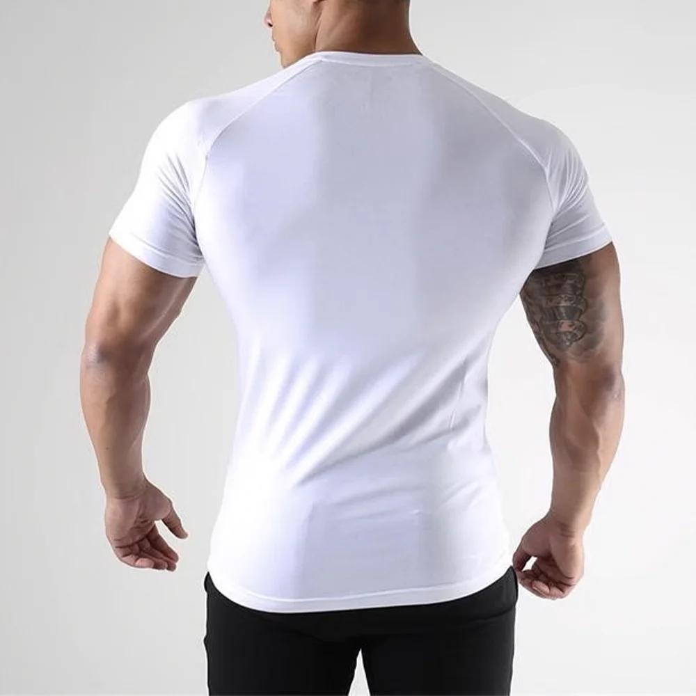 2 pièces hommes Compression Sport t-shirt à manches courtes entraînement haut de Fitness t-shirt hom