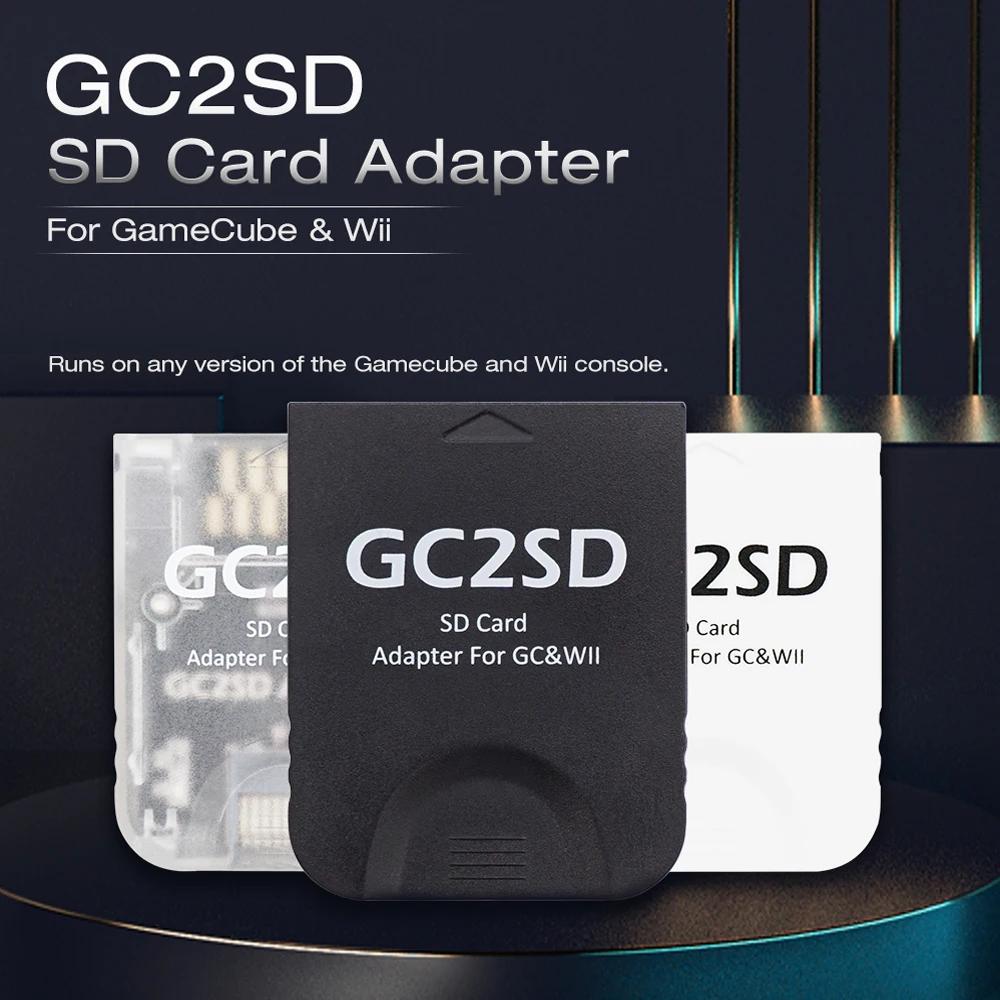 BitFunx GC2SD adaptateur de carte Micro SD adaptateur de carte mémoire TF suisses pour Console Ninte
