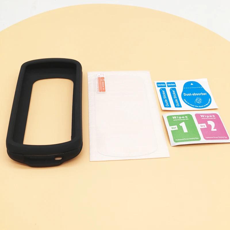 Coque Garmin Edge 1040 avec Film en verre trempé, nouvelle coque en silicone et protecteur d'écran p
