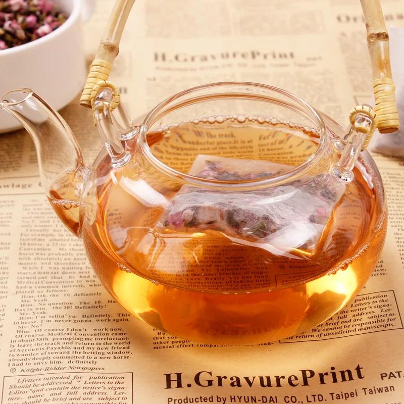 Magik-sachet de sachets de thé vides jetables, avec filtre à couvercle rabattable, sachets de thé à