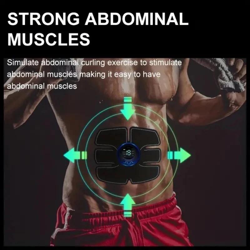 Stimulateur musculaire Abdominal Fitness ABS bras patchs d'entraînement Instrument d'exercice muscul