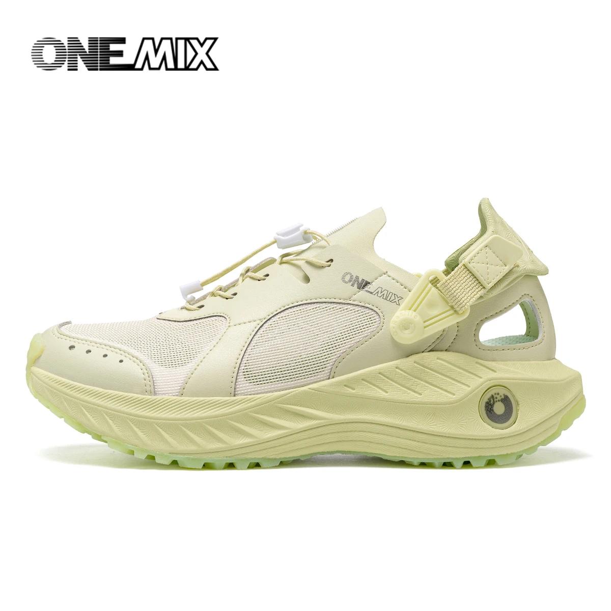 ONEMIX-Chaussures de randonnée et de trekking pour homme, baskets de montagne, de marche en rivière,