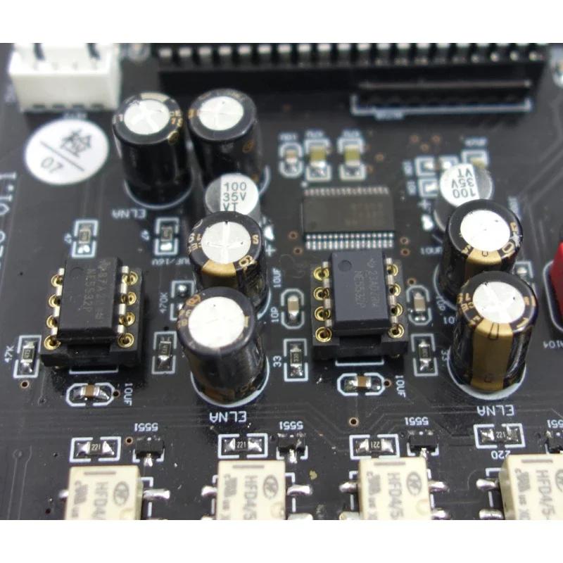 Nvarcher-Préamplificateur HIFI OLED TING ES72320 avec télécommande infrarouge, contrôleur de volume,