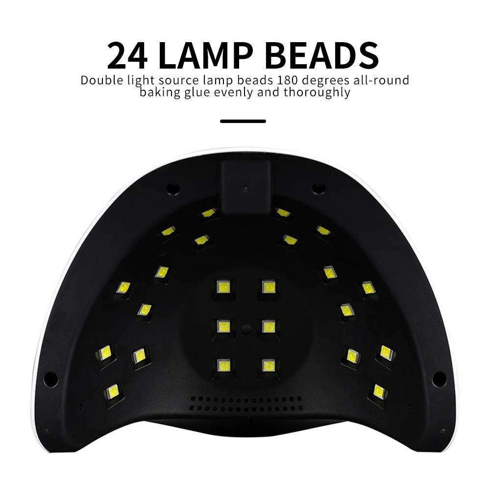 Lampe à ongles professionnelle LED manucure lampe UV sèche-ongles pour Gel UV LED Gel Machine à ongl