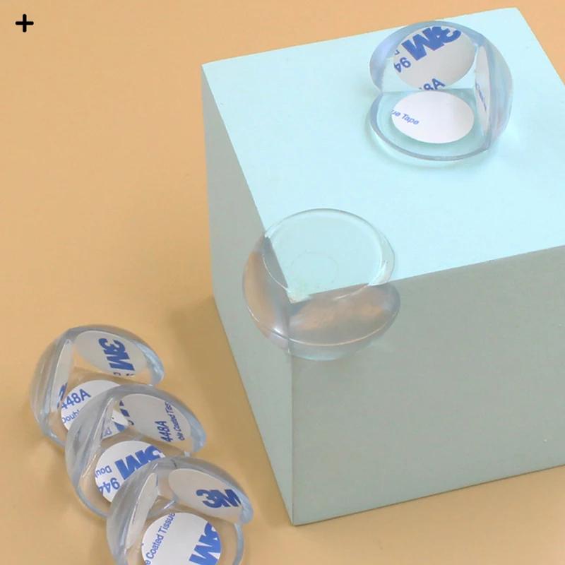 8 pièces enfant bébé sécurité Silicone protecteur Table doux Transparent enfants Anti Collision Tabl