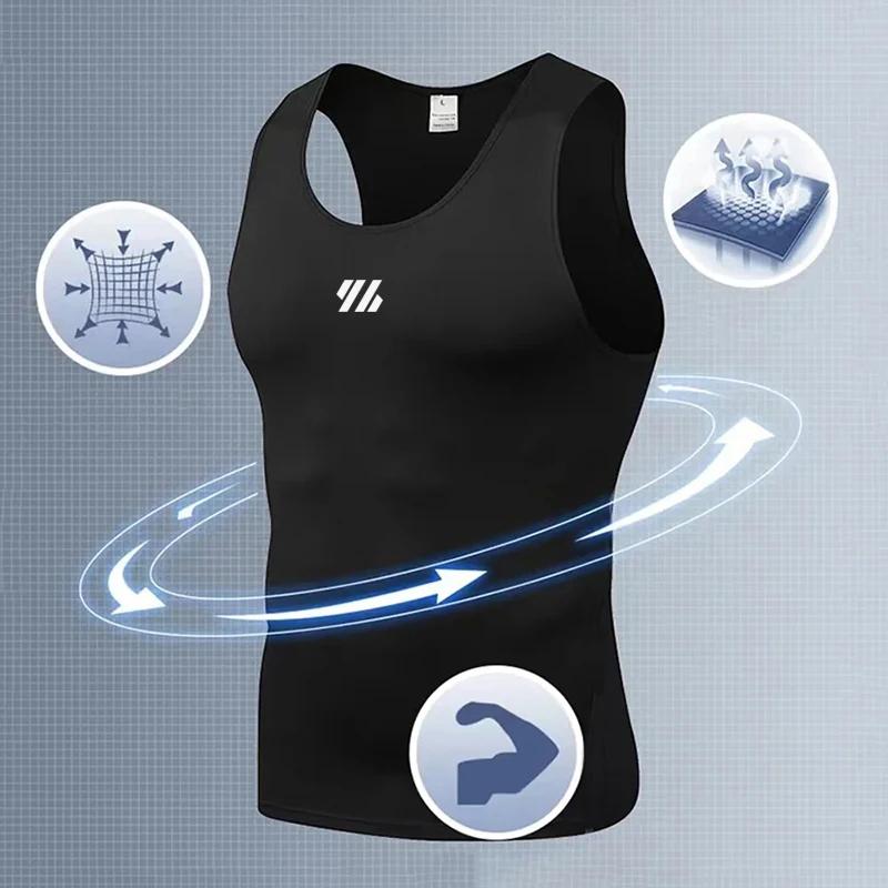 Chemise de sport respirante pour hommes - Vêtement fitness été léger et élastique