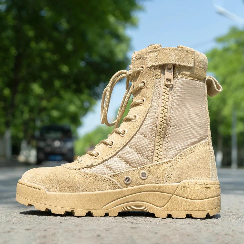 Bottes de randonnée militaires en plein air pour enfants et adultes, chaussures de sport, bottes d'e