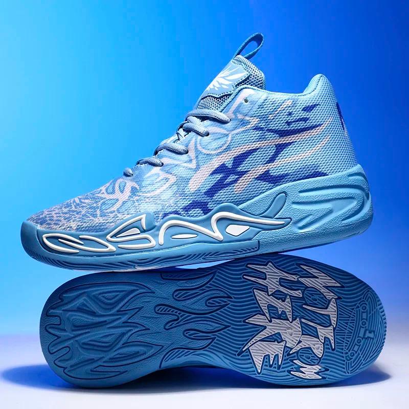 Hommes chaussures de sport légères chaussures de basket-ball en plein air unisexe respirant athlétiq