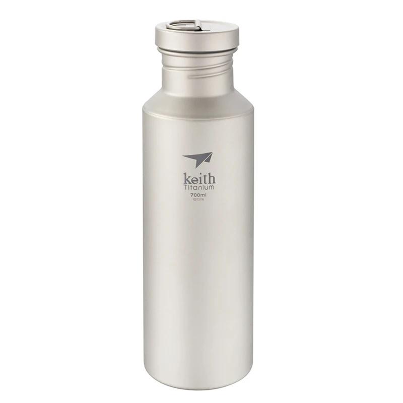 Pamono-Bouteille de dehors en Titane, Couverts Non-CUbactériostatiques, Camping en Plein Air, Randon