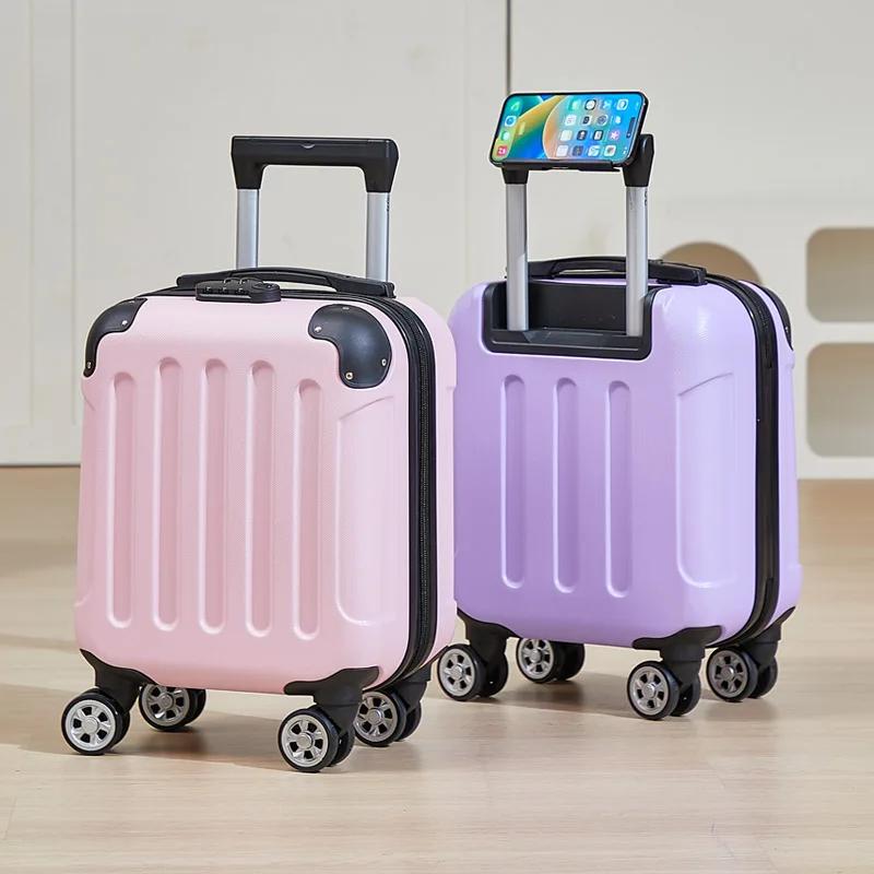 Valise de 14 pouces avec support pour téléphone pour un facile à transporter pendant les voyages Val