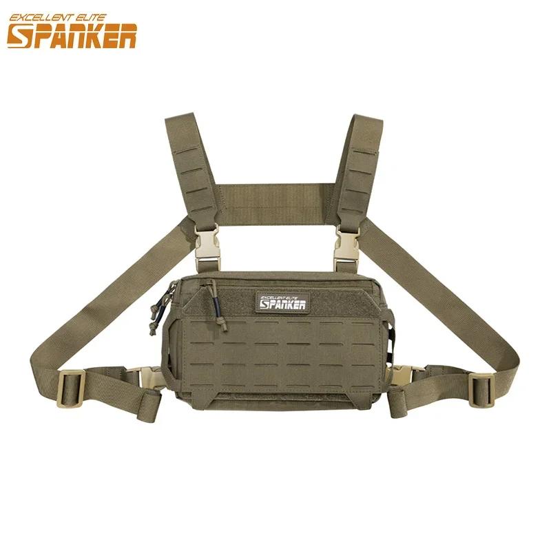 Sacs de poitrine tactiques gilet de chasse Camping en plein air sac à dos à bandoulière hommes sac d