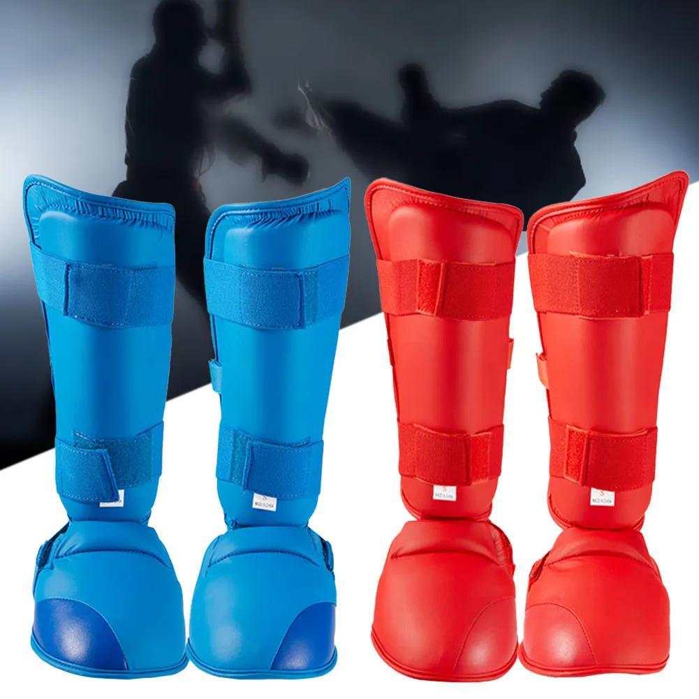 Équipement protection taekwondo karaté boxe - Gants protège-tibia MMA enfants adultes sparring