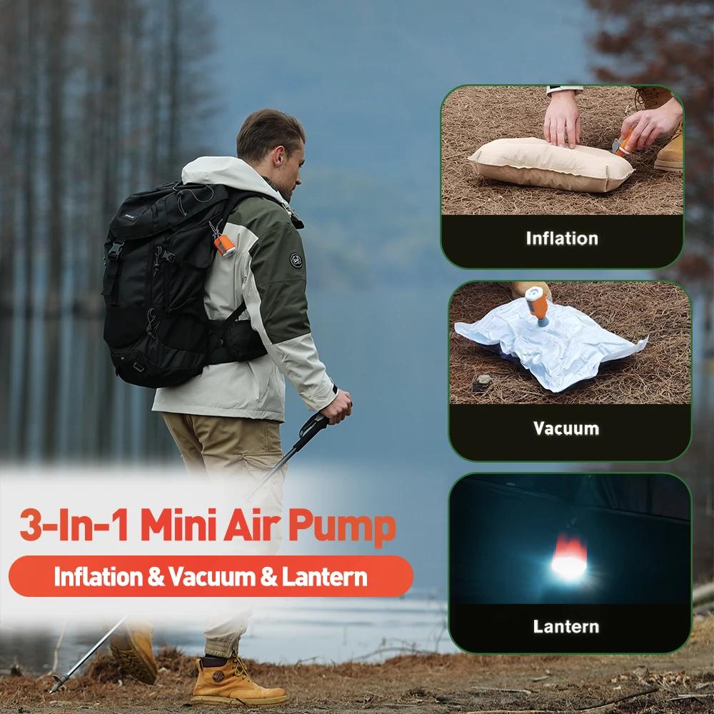 GIGA-Mini pompe à air électrique portable pour matelas, pompe à vide pour camping en plein air, gonf