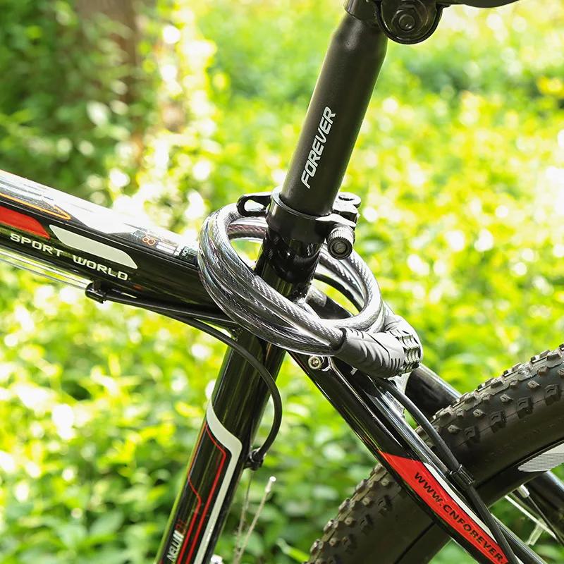 Serrure à chaîne antivol pour vélo à 4 chiffres, Mini Cycle pliable, serrure de sécurité en acier po