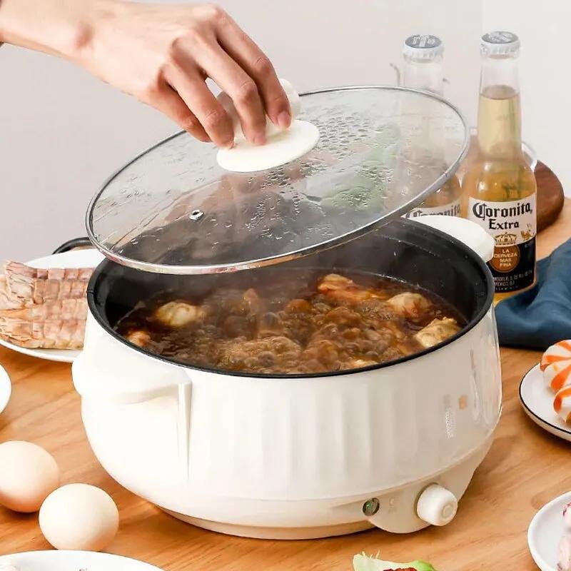 Marmite électrique antiarina pour 1 à 2 personnes, appareils de cuisson ménagers, multi-cuiseurs, ma