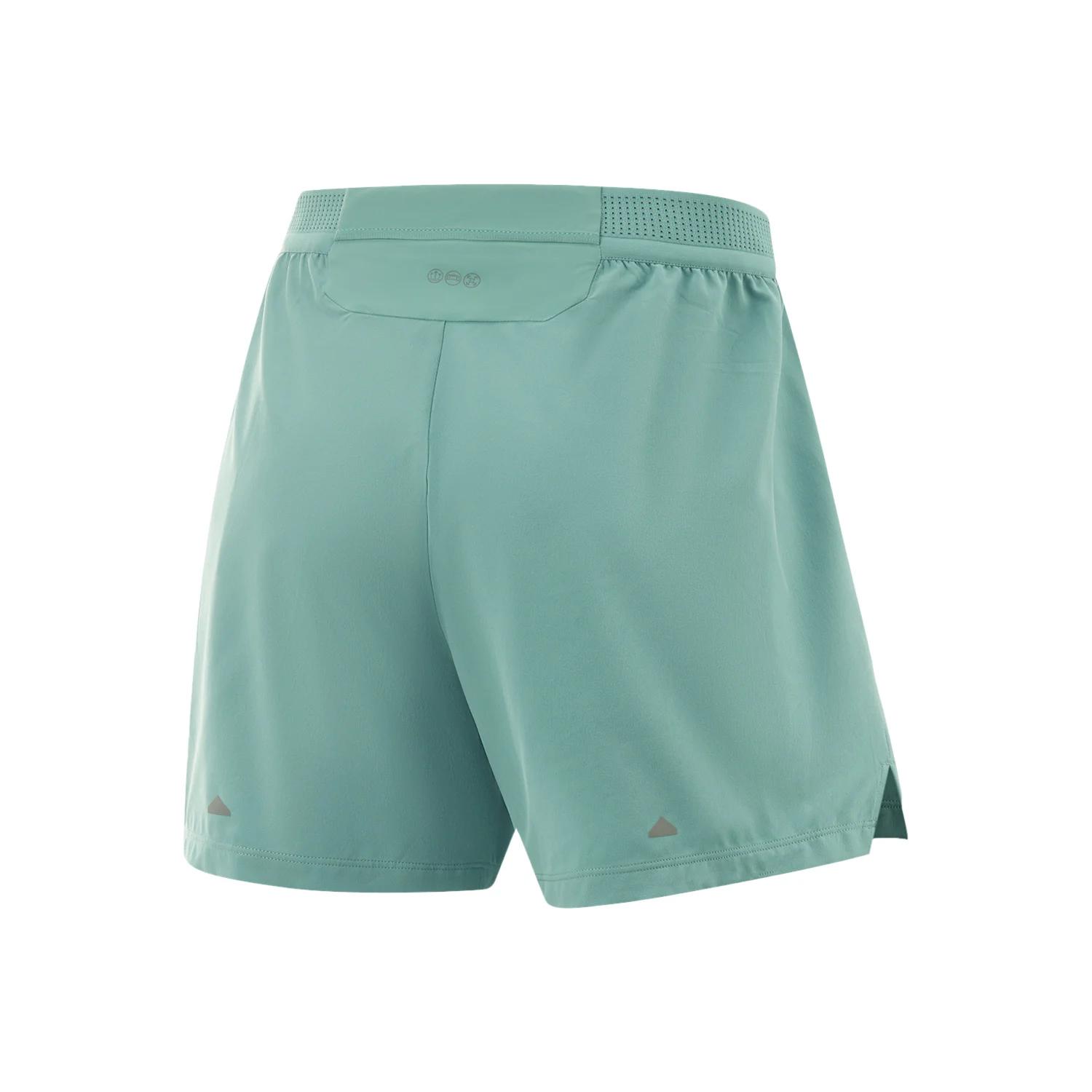 Li-ning short de course pour hommes à sec respirant réfléchissant 88% Polyester 12% élasthanne coupe