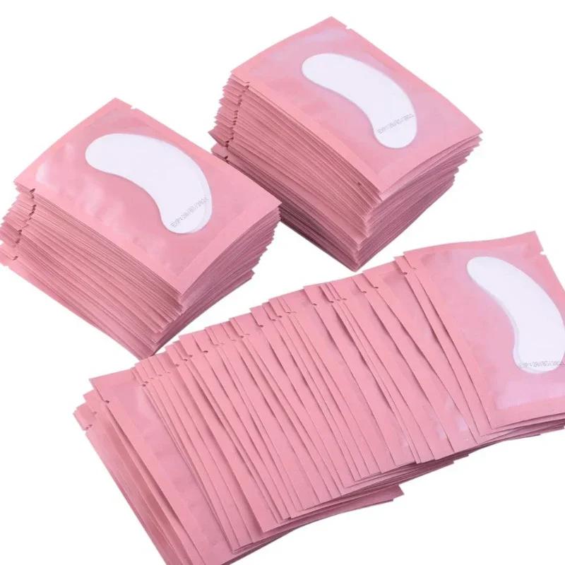 Patchs pour extensions de cils, autocollants pour les yeux, pour la construction de faux cils, 100 p