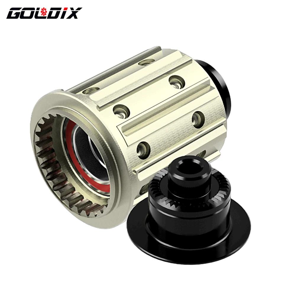 Adaptateur de moyeu de vélo GOLDIX avec embout QR/THRU corps de moyeu de vélo HG/XD/MS pour moyeu li
