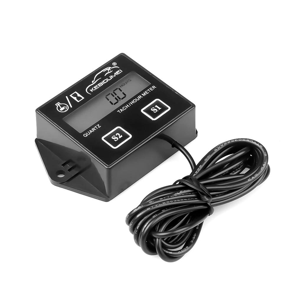 Tachymètre numérique pour moteur de moto, jauge tachymètre étanche, affichage LCD, moteur RPM pour m