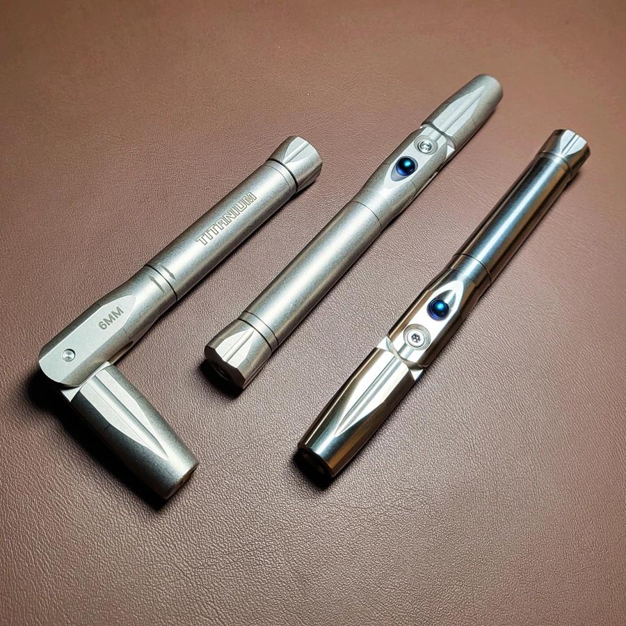 EDC – tournevis en alliage de titane, Gadget Portable, équipement d'équitation à embout croisé, Camp