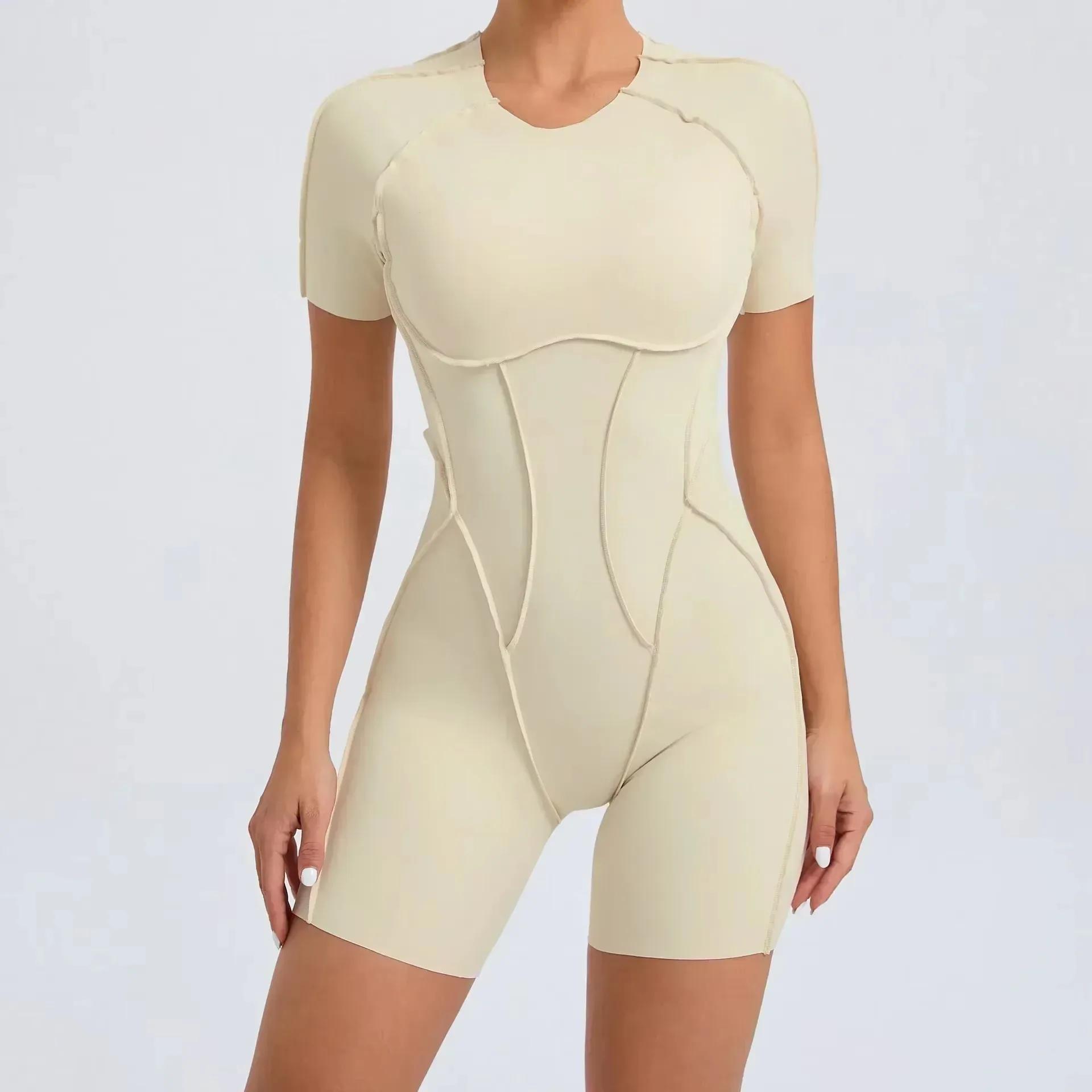 Ensemble de vêtements de sport une pièce pour femme, ensemble de yoga, combinaison de fitness sexy,