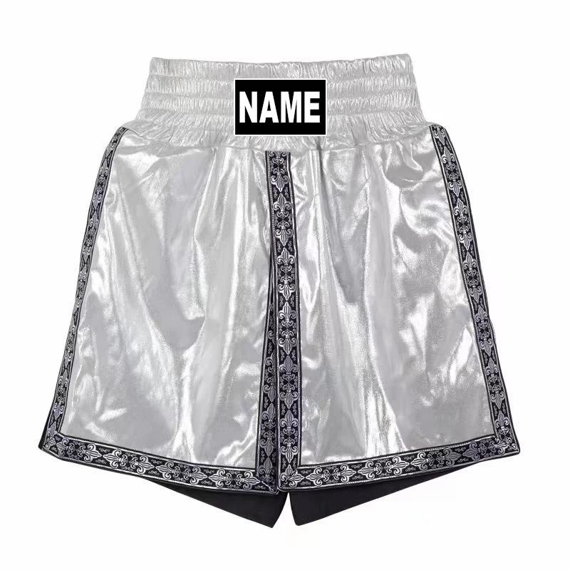 Ningdéclinaison-Shorts de boxe personnalisés pour hommes et femmes, pantalons de boxe pour enfants,