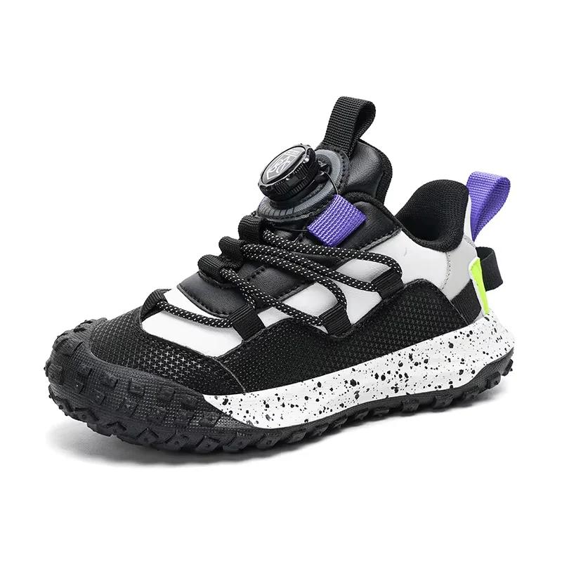 Chaussures de basket-ball pour enfants, chaussures de course confortables et antidérapantes pour ent