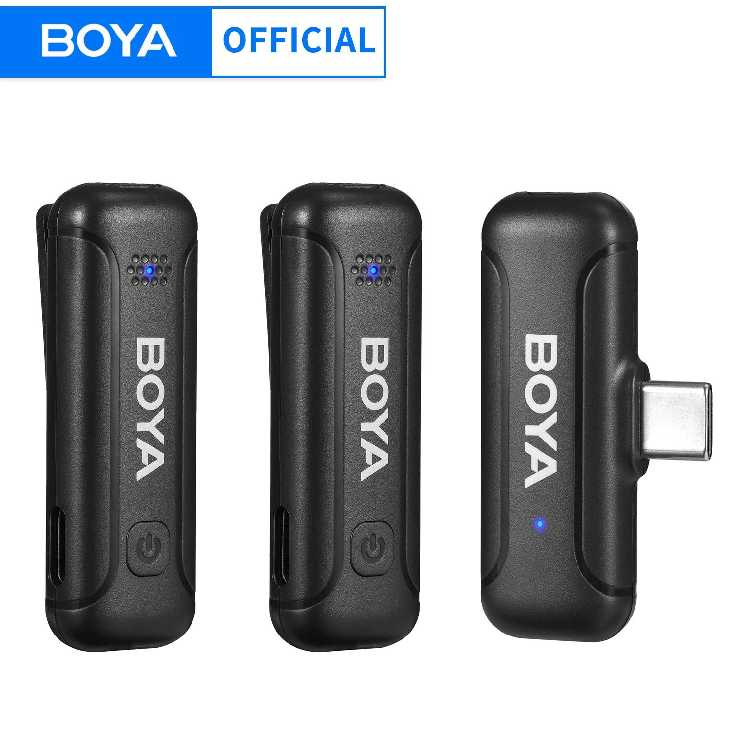 BOYA BY-WM3T2 – Microphone à revers Lavalier professionnel, sans fil, Portable, enregistrement Audio