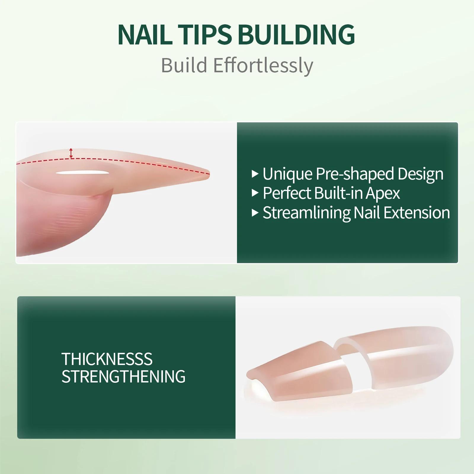Nailpop Ultra Fit presse sur ongles Extra court/moyen naturel avec couleur de Base forte adhérence n