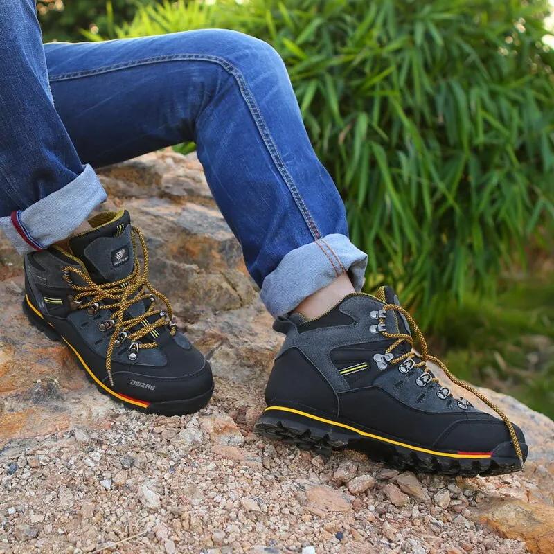 Randonnée Chaussures Hommes En Plein Air Montagne Escalade Sneaker Mens Top Qualité Mode Casual Bott