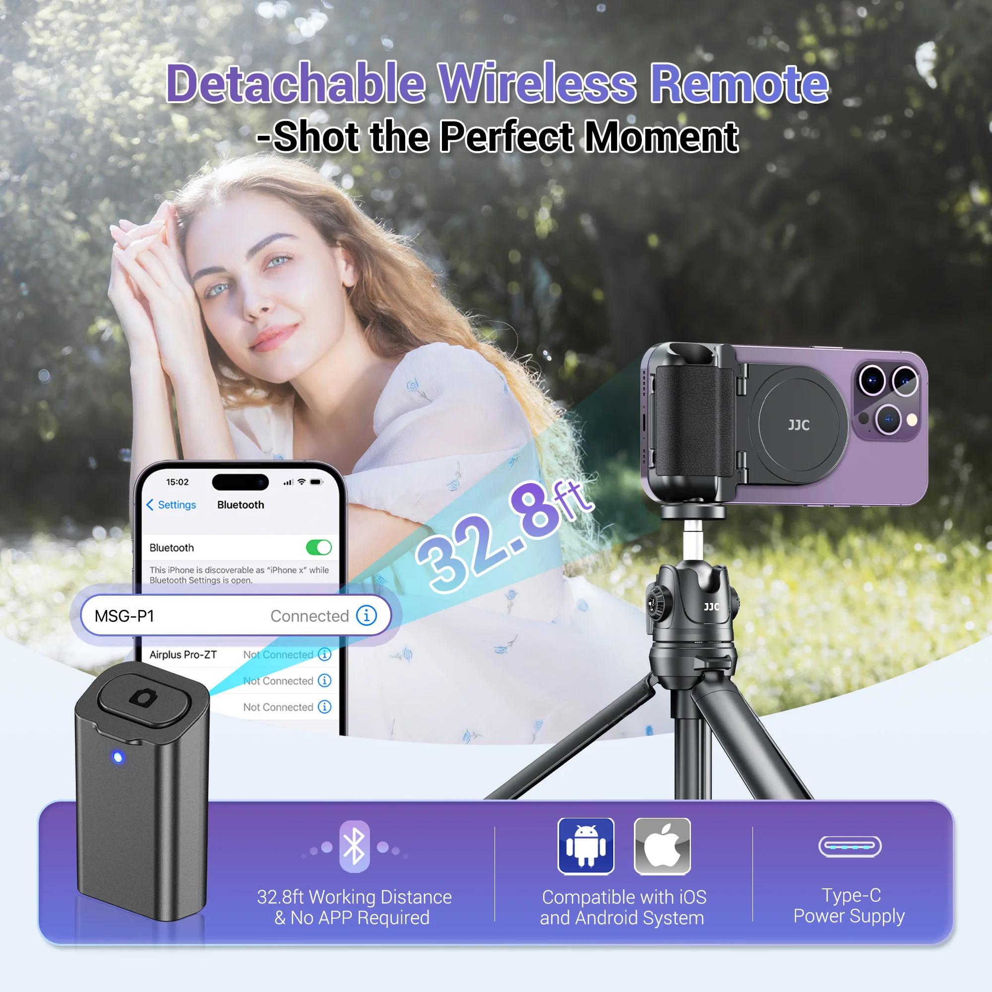 JJC poignée de téléphone magnétique support de téléphone poignée tok Magsafe poignée de caméra avec
