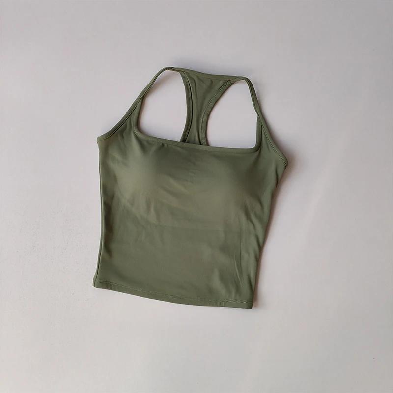 Gilet de sport et de Fitness avec coussin de poitrine, résistant aux chocs, beauté du dos, sensation