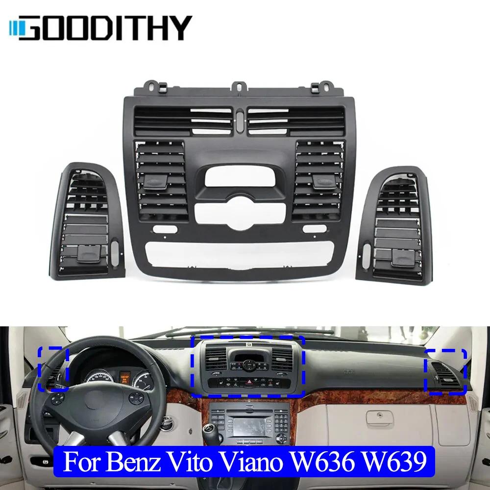 Panneau de couverture de sortie d'aération central droit, Mercedes Benz Vito Viano, W636, W639, 2004