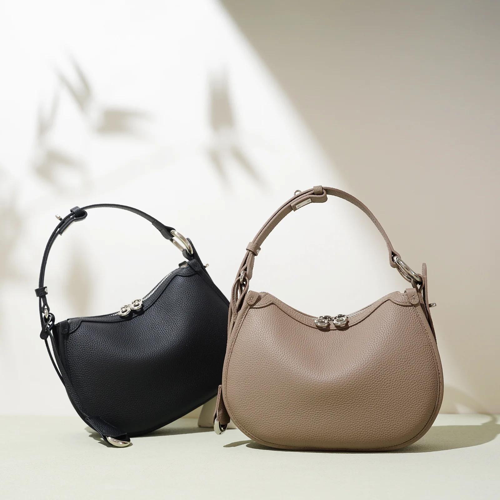Nouveau Sac à Main de Luxe 2026 en Cuir de Vachette Véritable pour Femme – Sacs Sous le Bras Tendanc