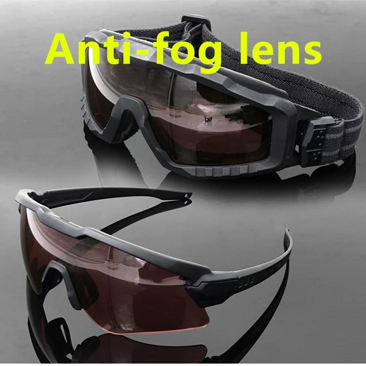 SI M ALPHA lunettes de soleil de Ski antibuée lunettes de soleil de cyclisme lunettes militaires lun