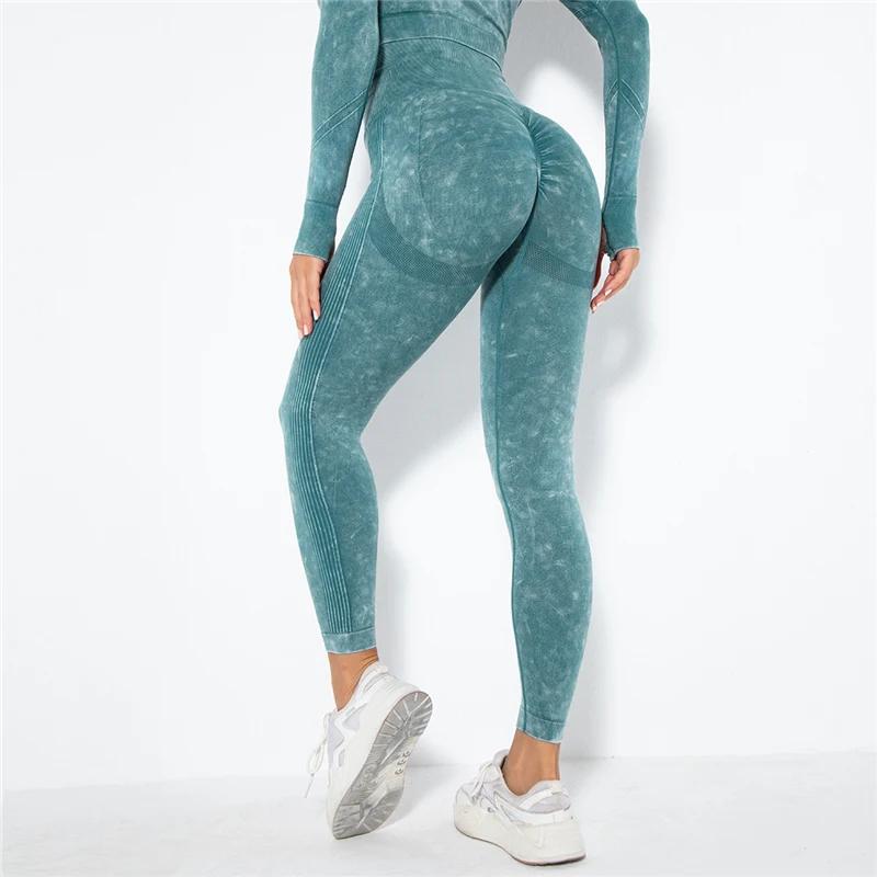 Leggings de Yoga femme sans couture - Pantalons sport fitness course entraînement gym extensibles